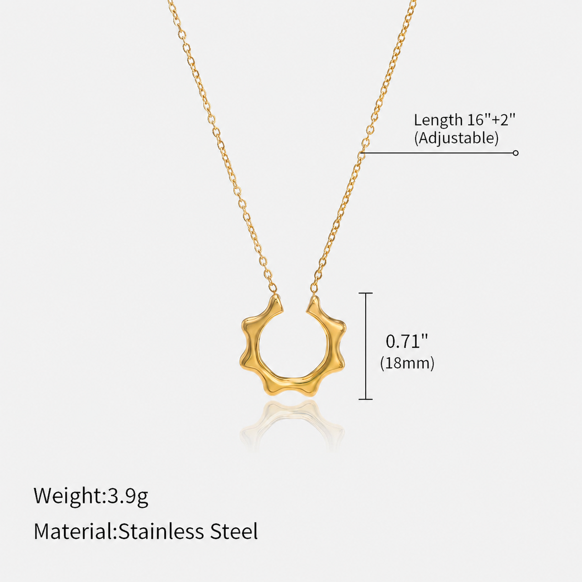 Gold Pendant Necklace | Celestial • Vintage-Inspired • Everyday