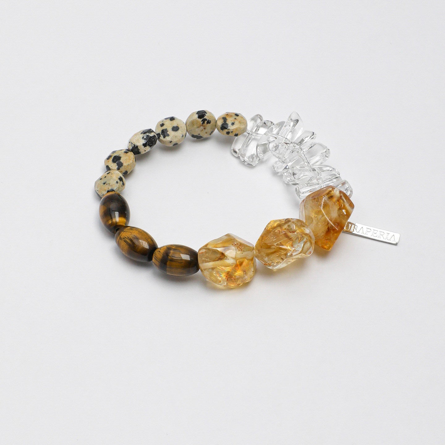 Citrine Chips and Tiger's Eye Bracelet | Courage, Focus and Abundance