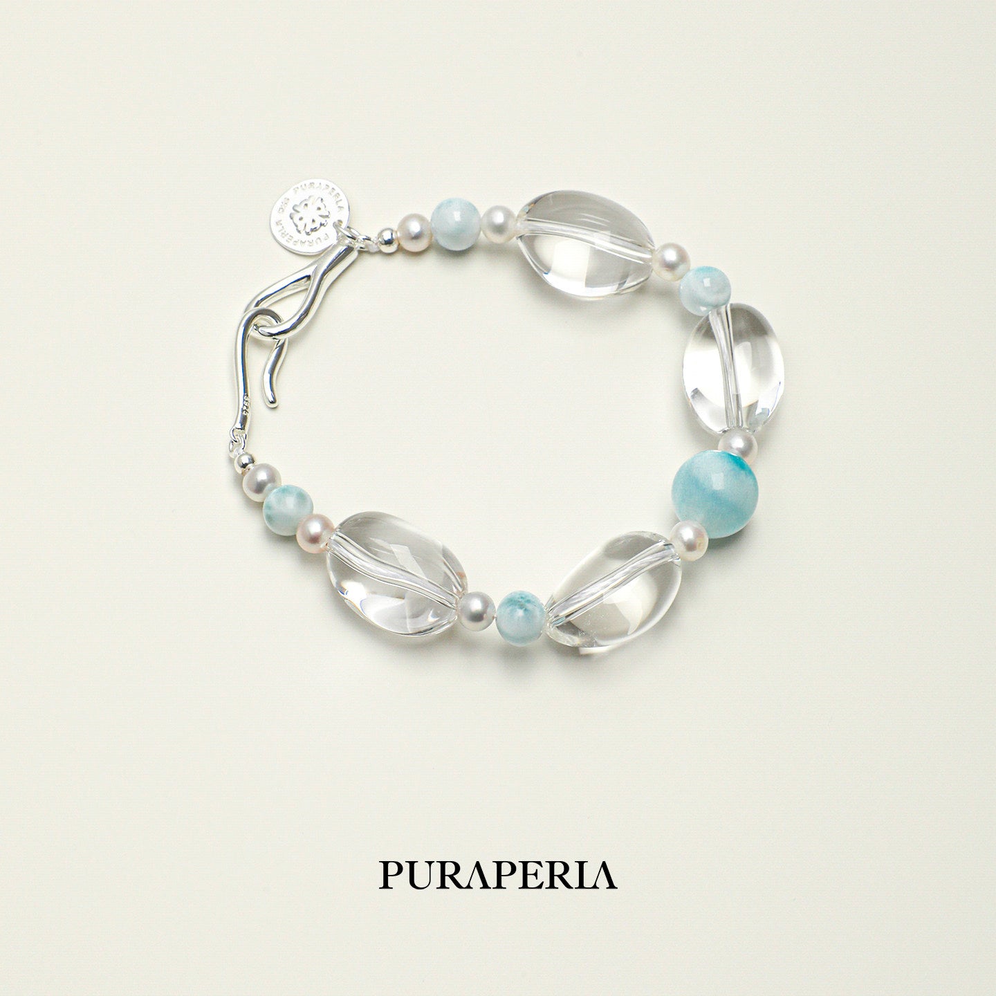 Freeform Clear Quartz Bracelet