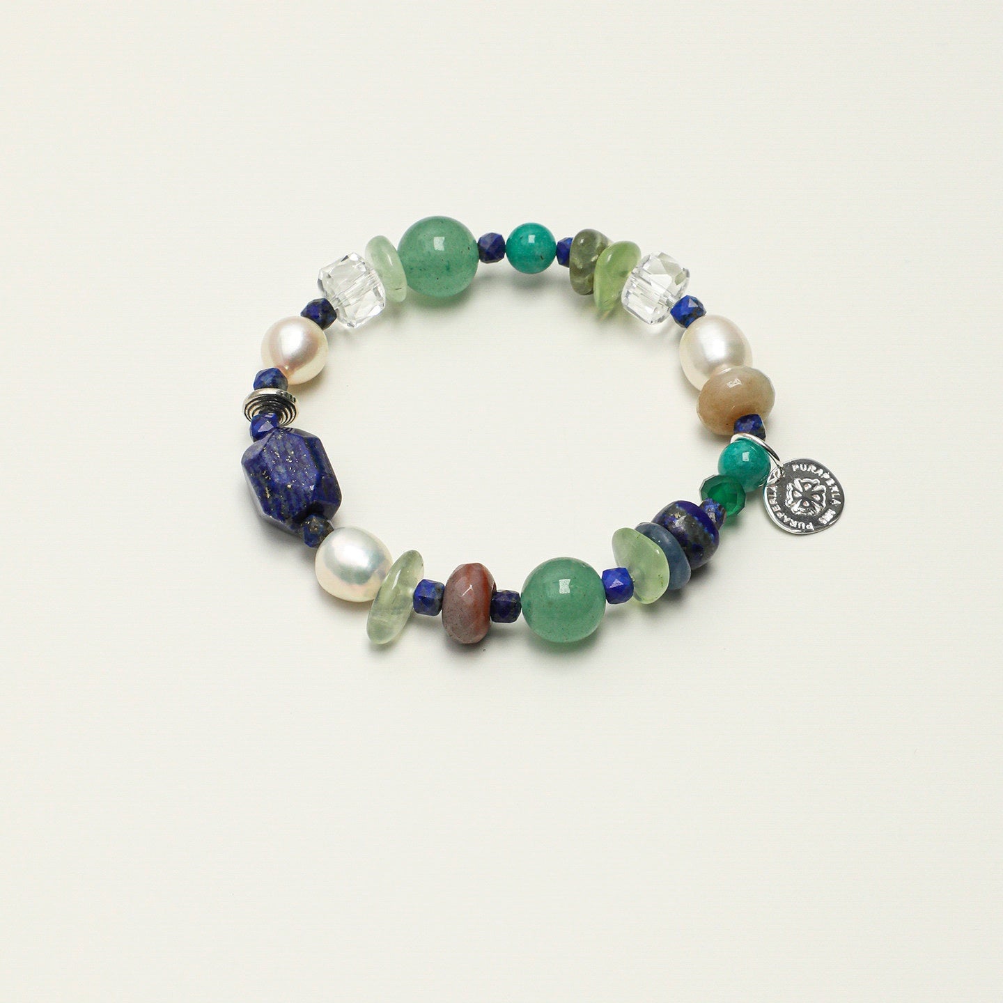 Green Aventurine & Lapis Lazuli Bracelet | Opportunity, Wisdom & Focus