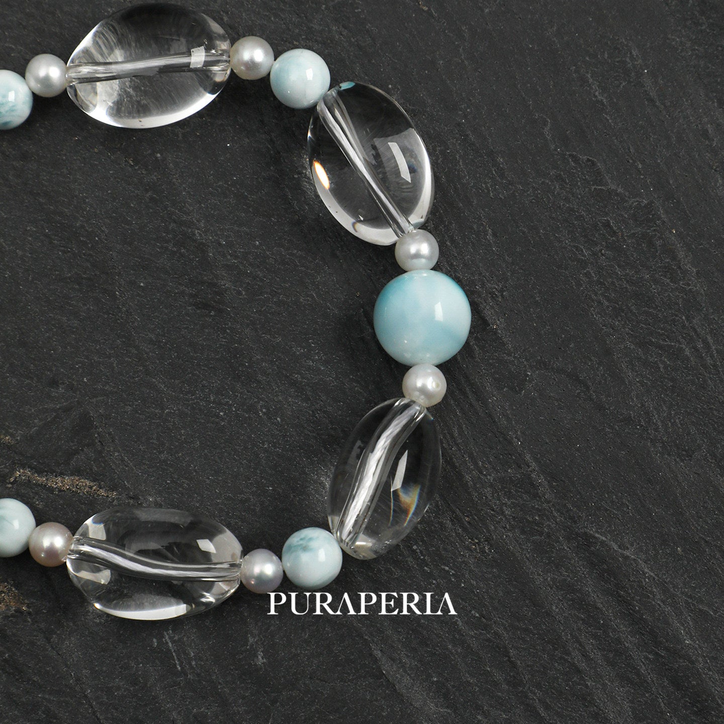 Freeform Clear Quartz Bracelet