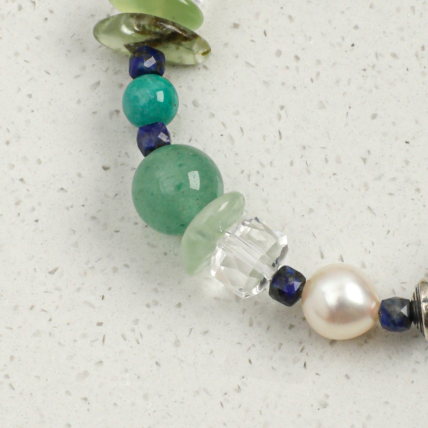 Green Aventurine & Lapis Lazuli Bracelet | Opportunity, Wisdom & Focus