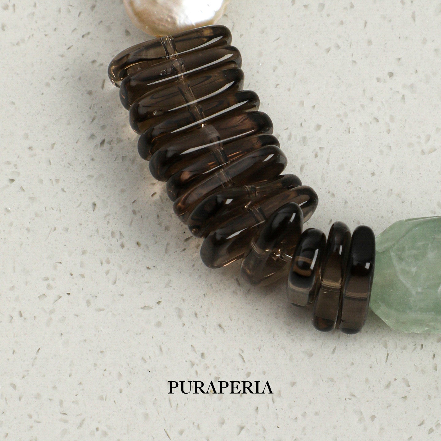 Natural Green  Smoky Quartz Bracele