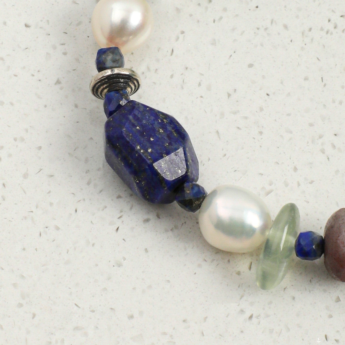 Green Aventurine & Lapis Lazuli Bracelet | Opportunity, Wisdom & Focus