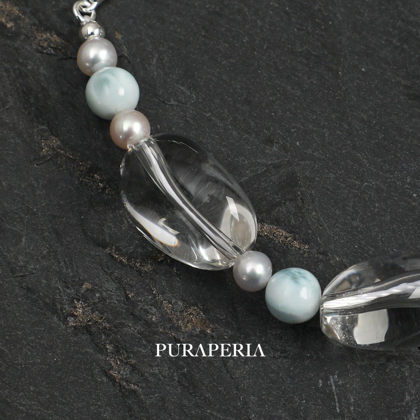 Freeform Clear Quartz Bracelet