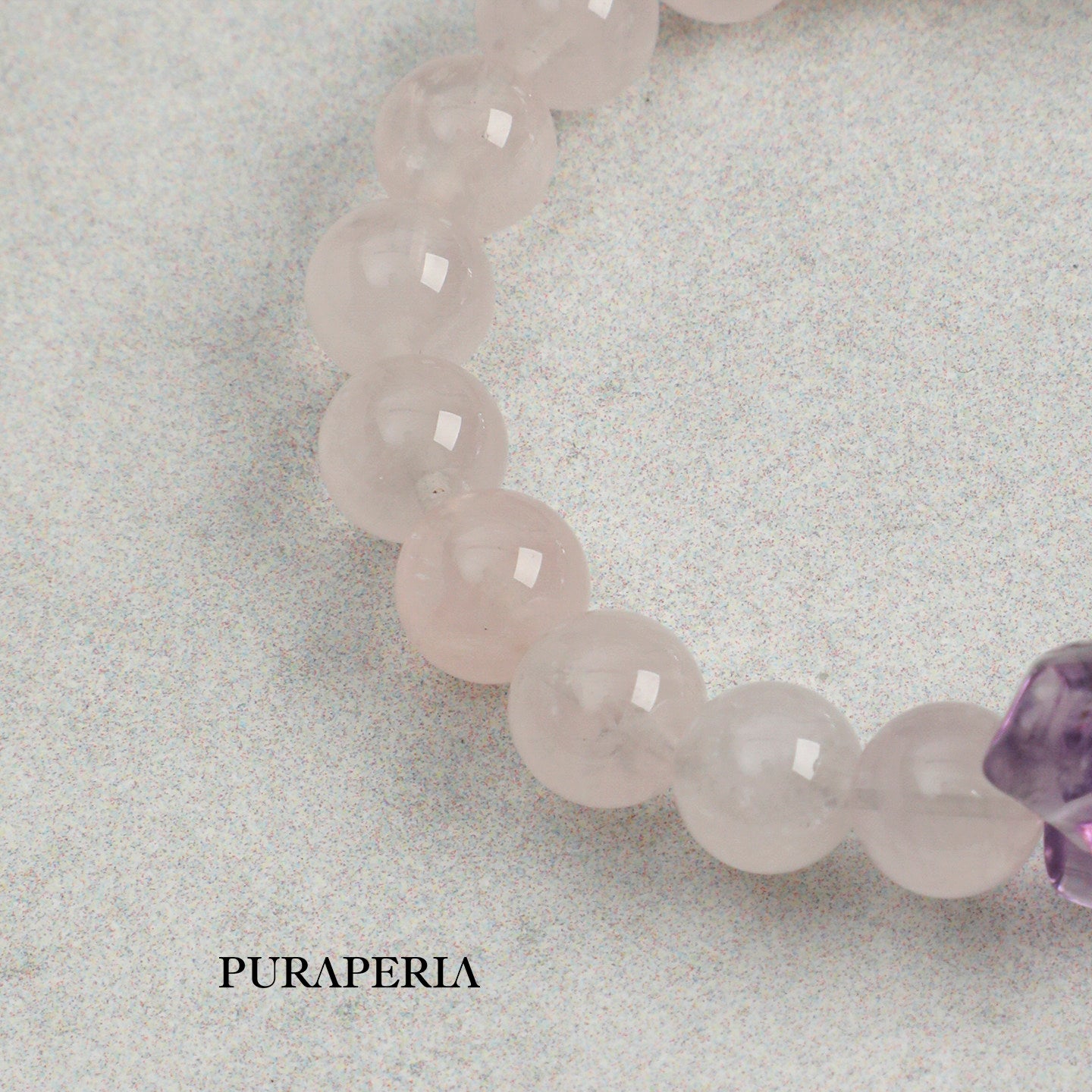 Amethyst & Rose Quartz Bracelet