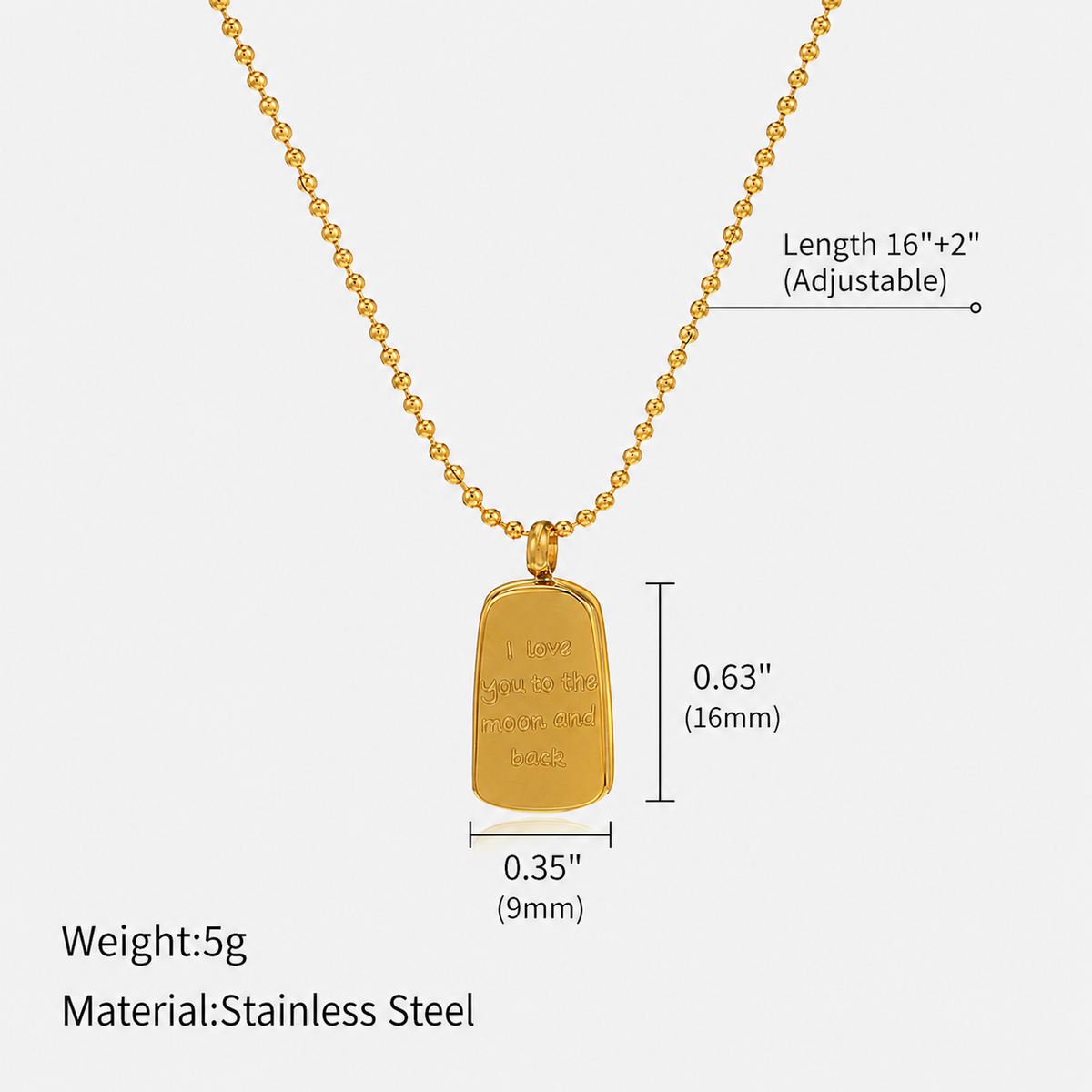Gold Pendant Necklace | Celestial • Vintage-Inspired • Everyday