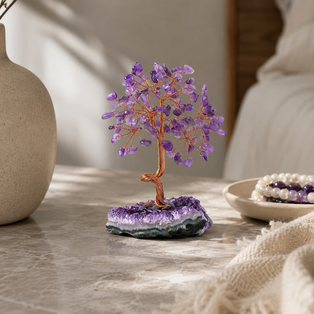 Amethyst Tree of Life Decor