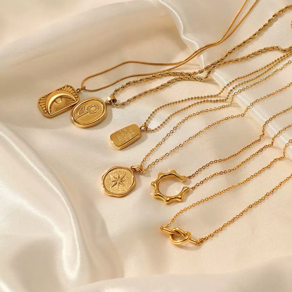 Gold Pendant Necklace | Celestial • Vintage-Inspired • Everyday