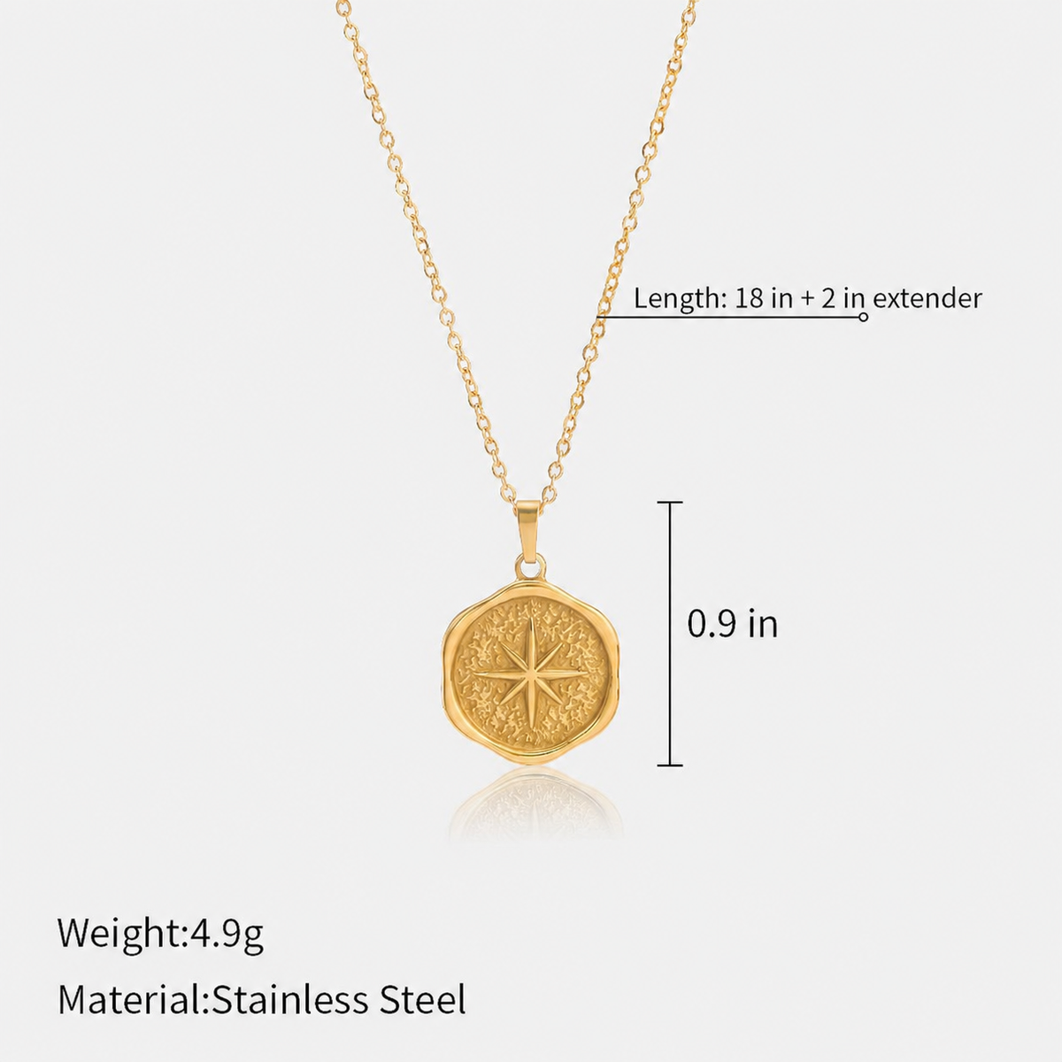Gold Pendant Necklace | Celestial • Vintage-Inspired • Everyday