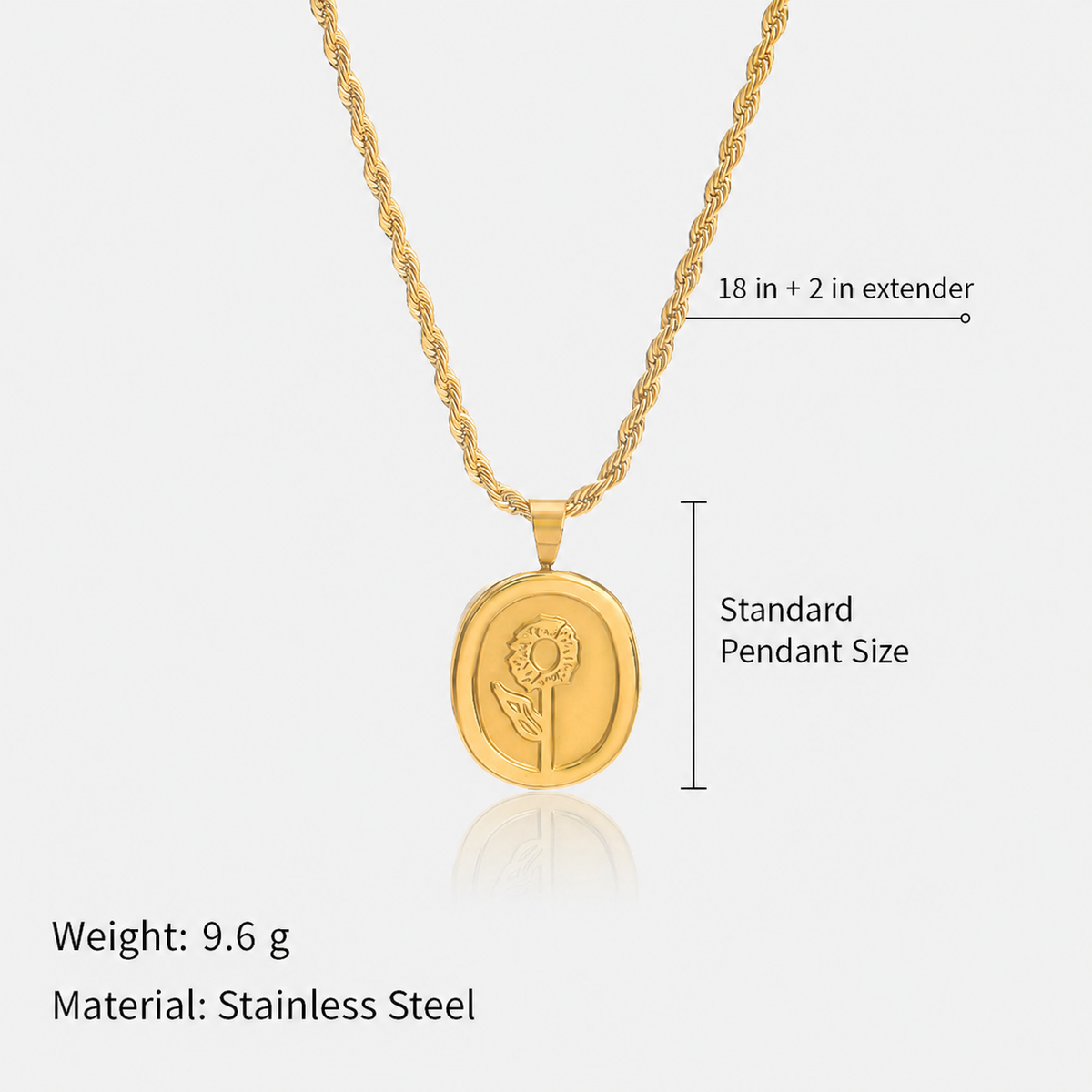 Gold Pendant Necklace | Celestial • Vintage-Inspired • Everyday